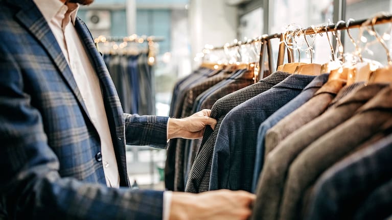 Clothing shops were being hit particularly hard, and spending on apparel seemed to be in persistent decline (file image).