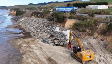 Tackling coastal erosion at Katiki Beach