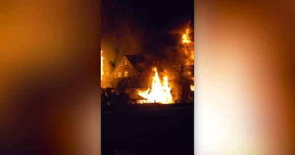 Crews battle huge house fire in Auckland suburb overnight