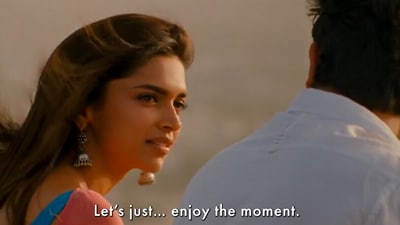 Deepika Padukone and Ranbir Kapoor in a still from Yeh Jawaani Hai Deewani.