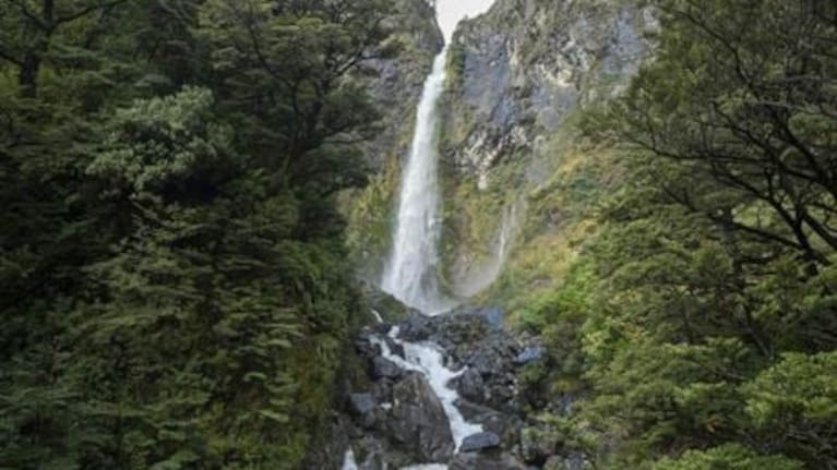 Devils Punchbowl at Arthur's Pass.
