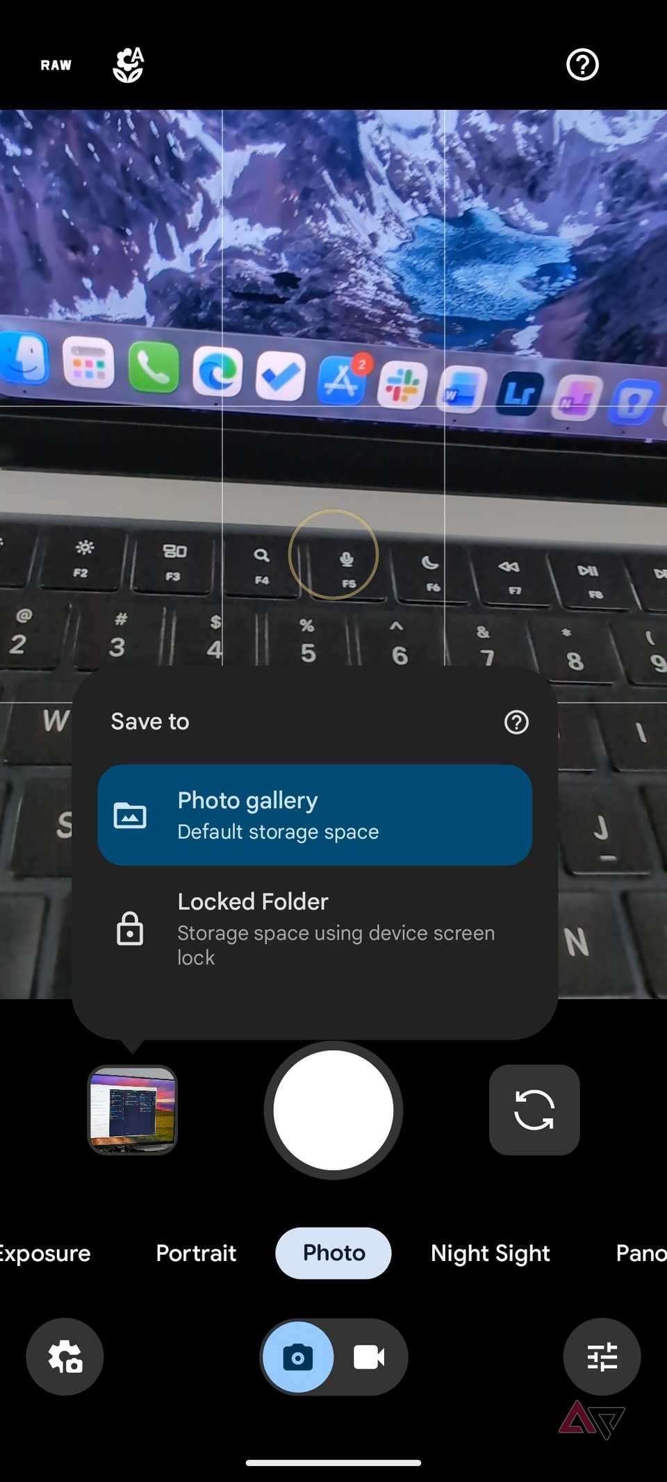 send Pixel pictures to Locked folder