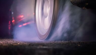 Motorway burnout backfires as police find meth, weapon and cash