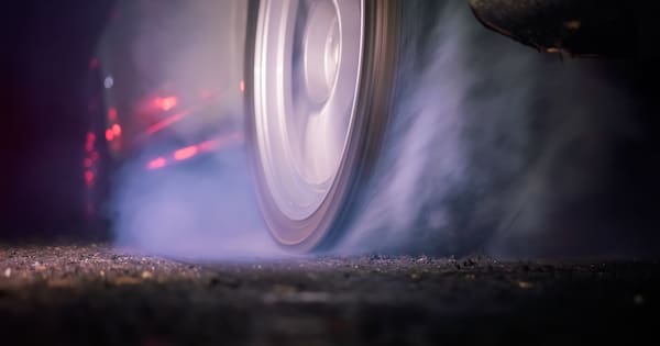 Motorway burnout backfires as police find meth, weapon and cash