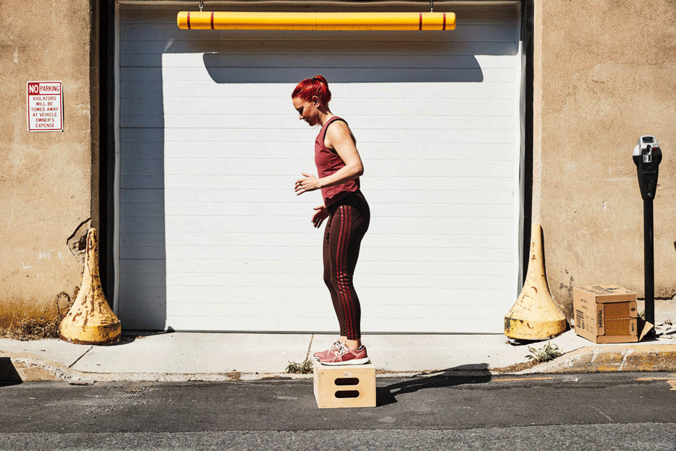 gif of a runner doing a drop box jump gif of a runner doing a drop box jump
