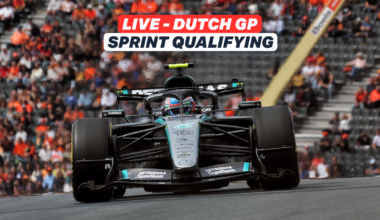 LIVE: Reaction as Russell roars to Dutch GP Sprint pole from Norris