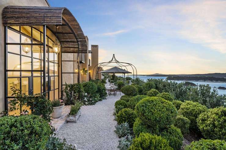 The waterfront estate at 211 Te Whau Drive, in Te Whau, Waiheke Island, is for sale by negotiation. Photo / Supplied