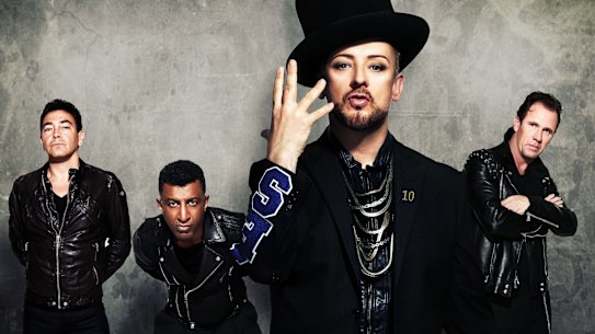 "I just remember feeling a bit of an imposter": Boy George with Culture Club.