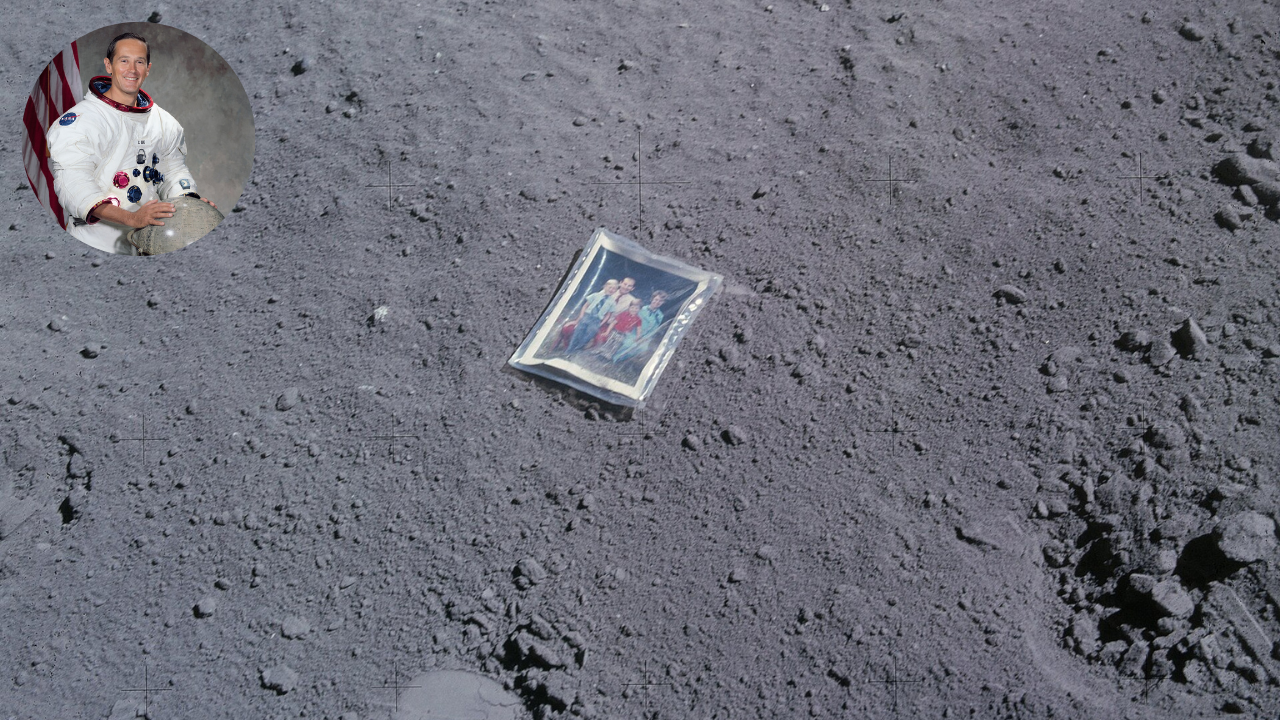 The photo left behind by the astronaut | Wikimedia Commons eagle (2)