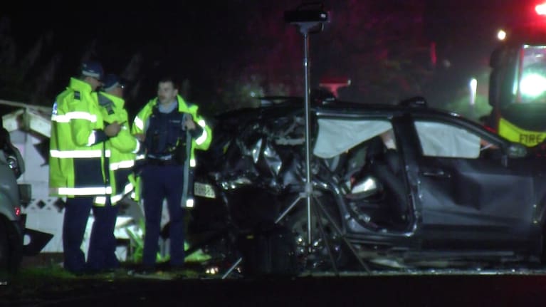 Emergency services respond following an incident in Auckland's Pukekoe. 