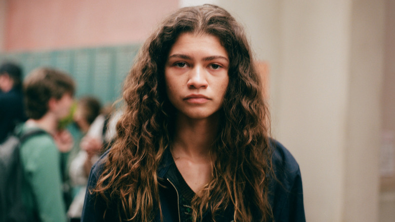 Rue at high school in 