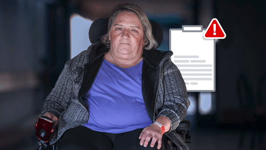 Vicki Kelly was paralysed by a back pain pump.