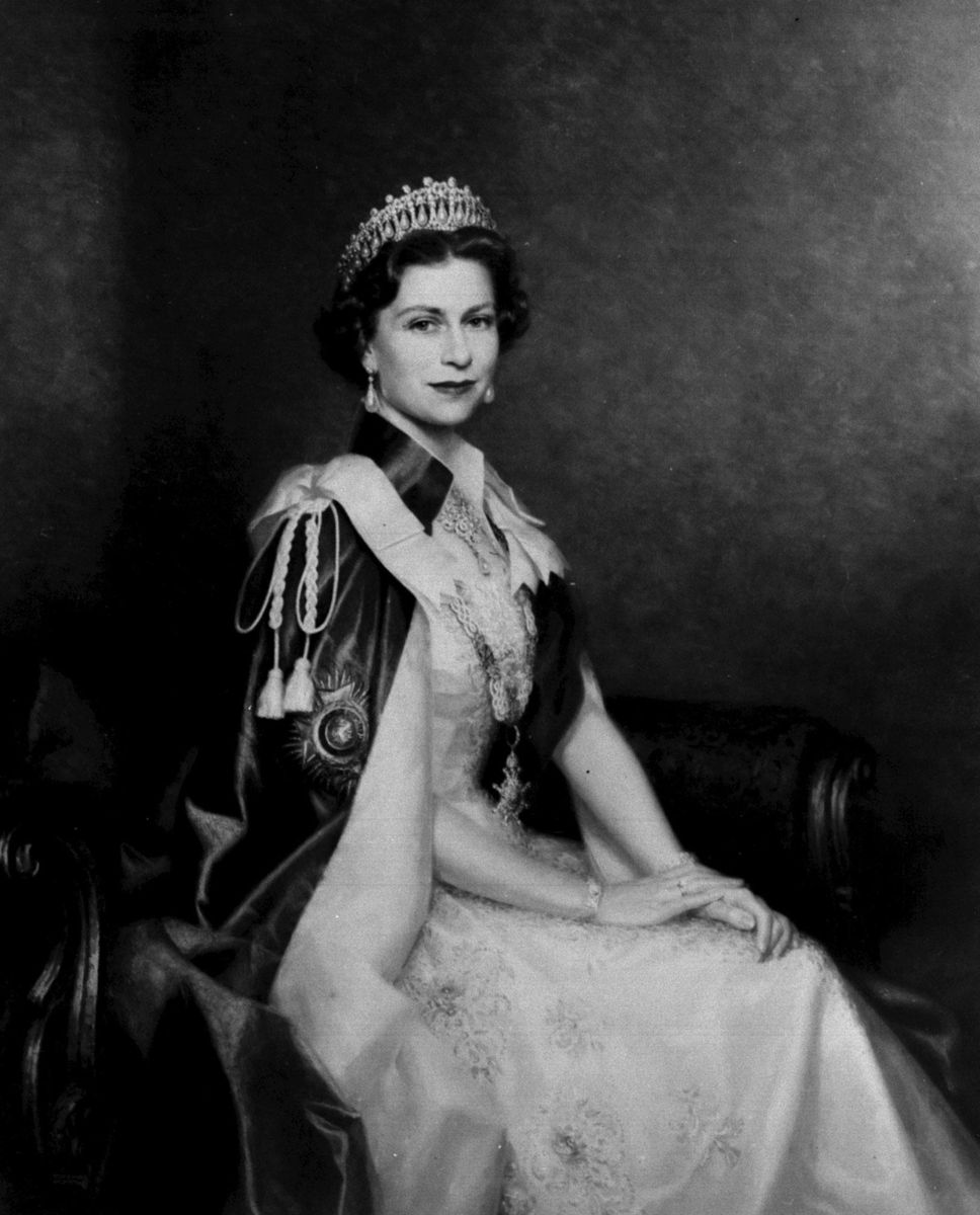 Queen Elizabeth II inherited the Queen Mary Lover's Knot Tiara in 1953 and wore the historic piece during the early years of her reign.