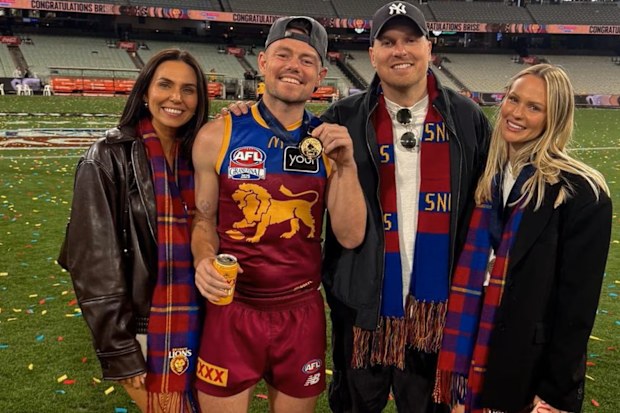 L_R: Tess Crosley, Lachie Neale, Ben Crosley, Jules Neale