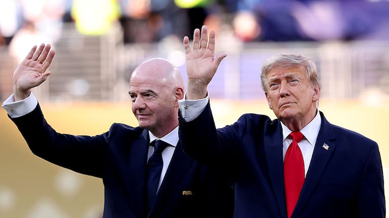 FIFA President Gianni Infantino and US President Donald Trump