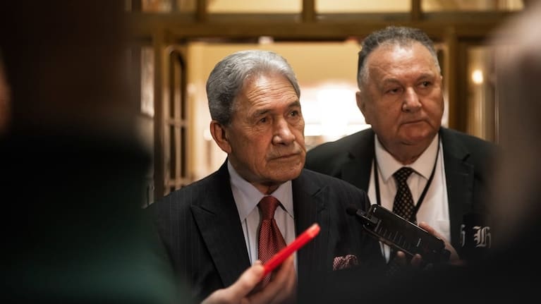 Winston Peters and Shane Jones of New Zealand First. (File image).