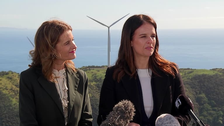 Economic Growth Minister Nicola Willis and Education Minister Erica Stanford.