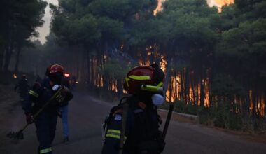 Europe's wildfire crisis eases in west as danger shifts east to Greece
