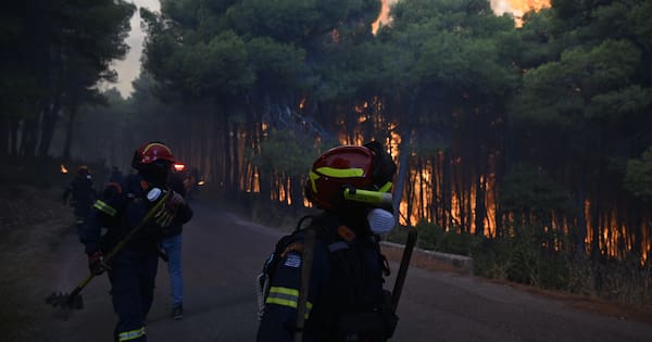 Europe's wildfire crisis eases in west as danger shifts east to Greece