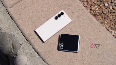 A top-down look at the Galaxy Z Flip 6 and the Galaxy Z Fold 6.
