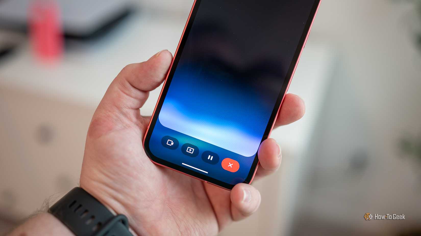 Gemini Live running on the Google Pixel 9a.
