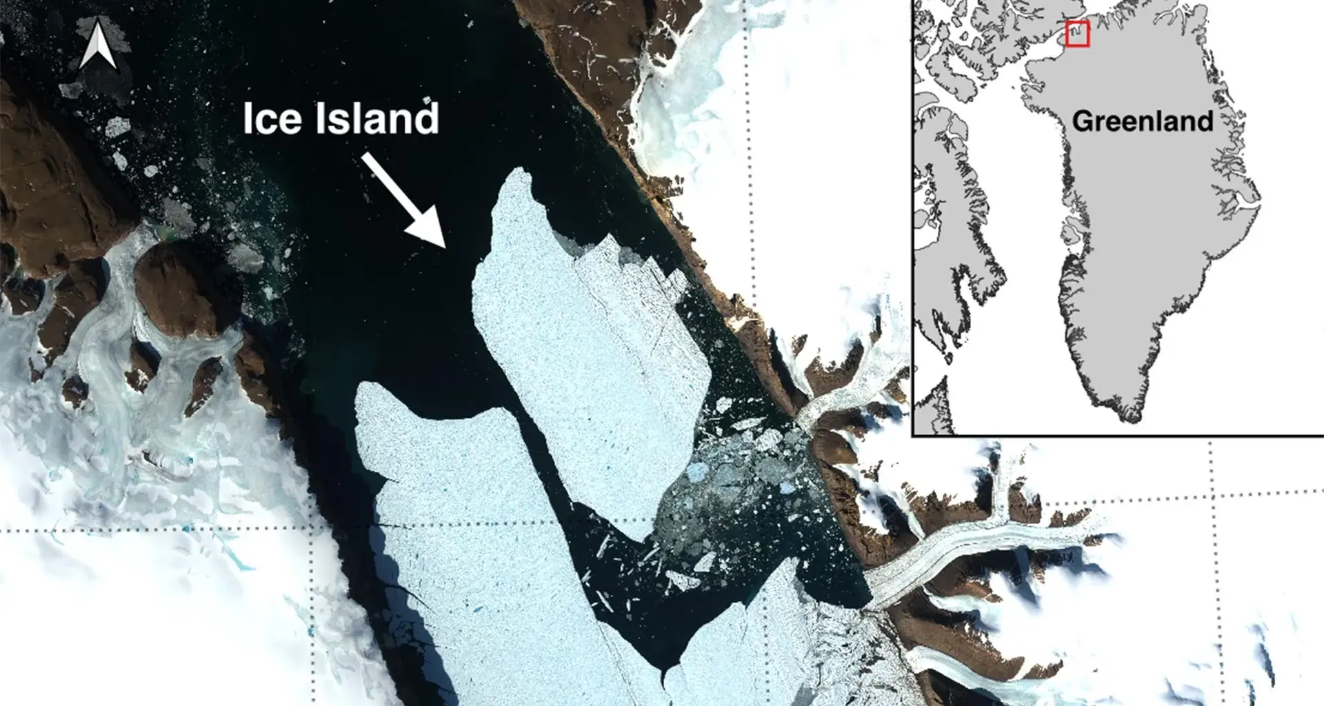 Manhattan-sized ice island breaks off Greenland’s Petermann Glacier