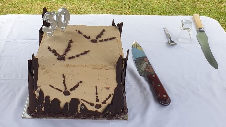 Habitat Tuateawa's kiwi cake. (Source: Habitat Tuateawa)