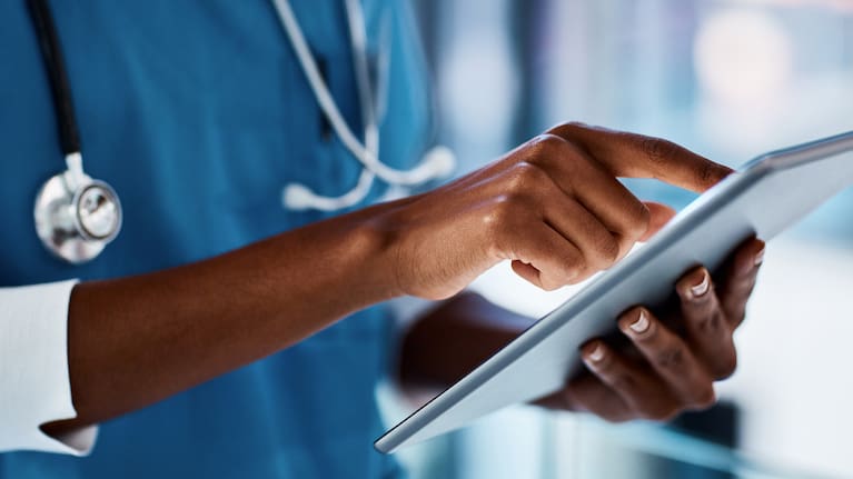 File image of medical worker.