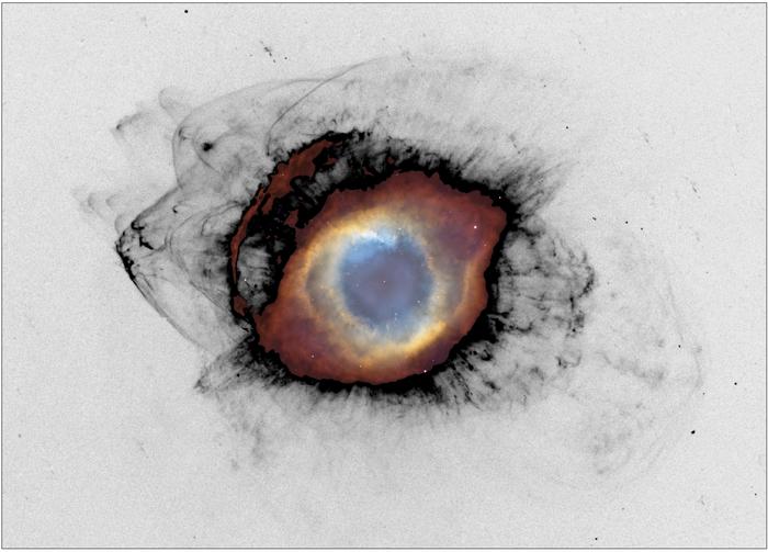 New image captures glowing shock waves in the Helix Nebula – Physics World