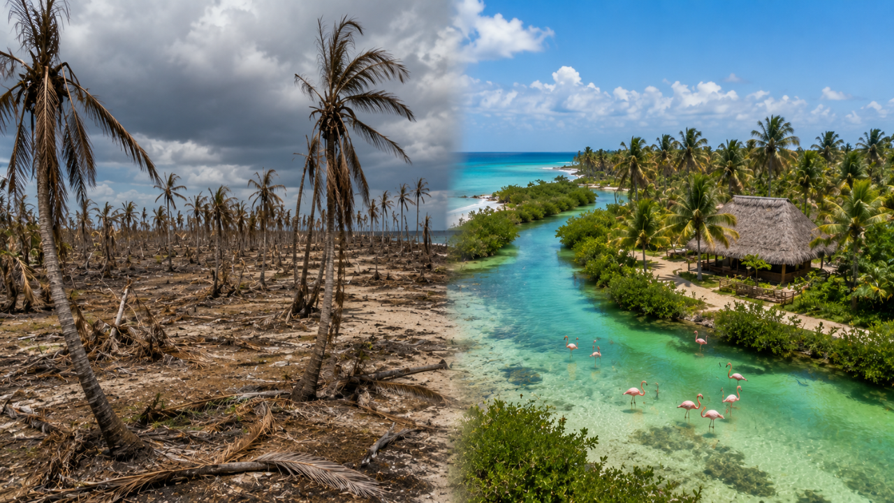 Image AI generated How coconut disease devastated the Yucatán Peninsula and transformed El Cuyo