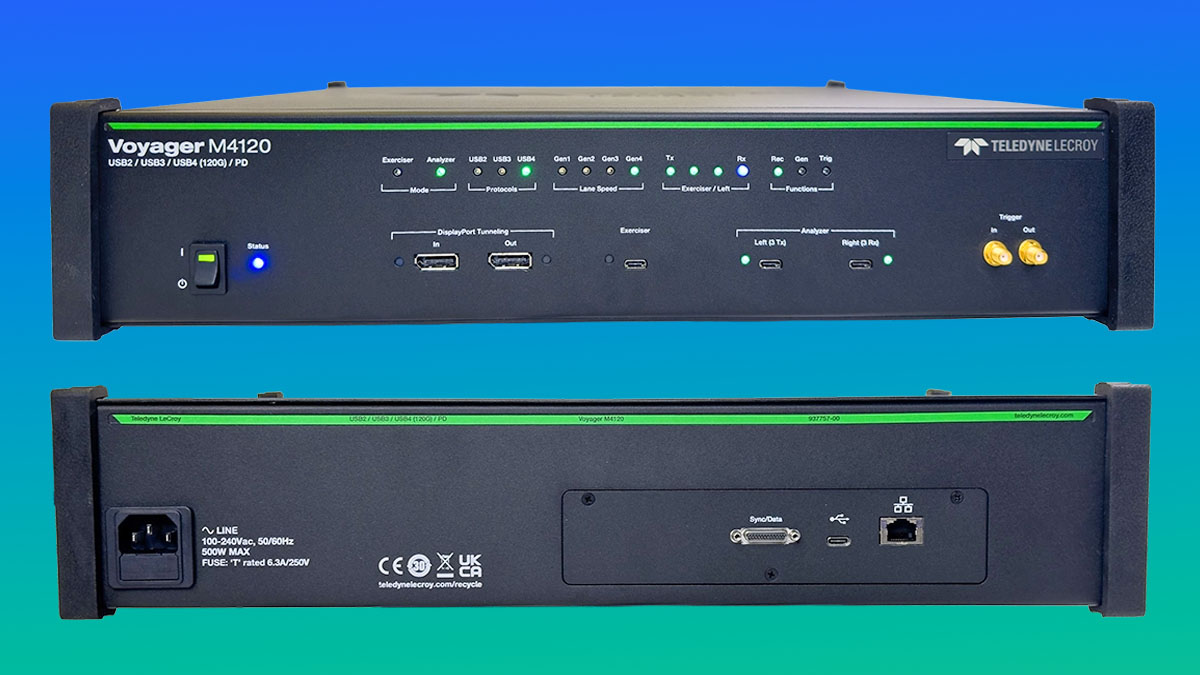 Teledyne LeCroy Offers Protocol Test Solution for USB4 120Gb/s Asymmetric Link Analysis