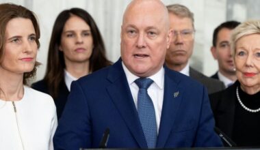 New Zealand PM survives leadership challenge months from election