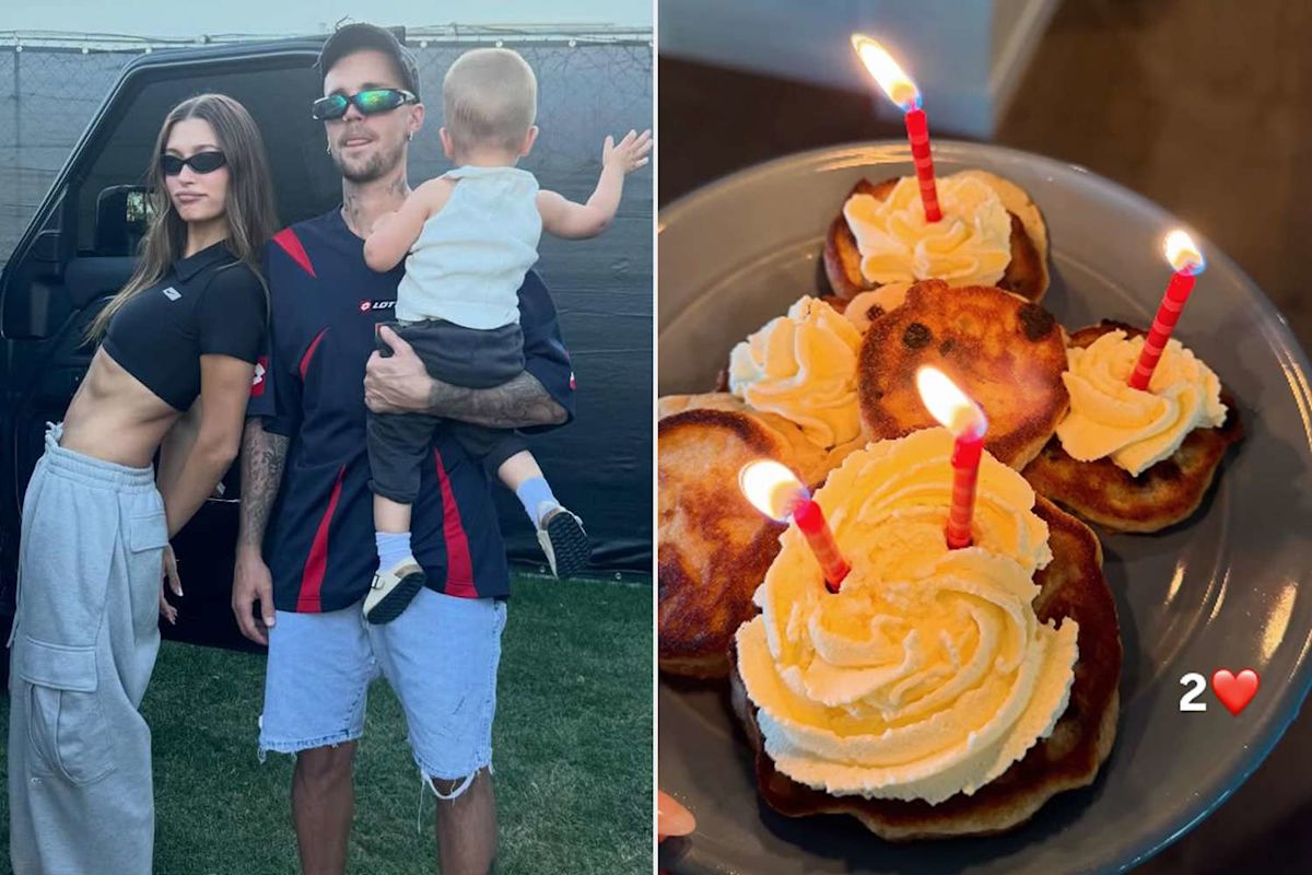 Hailey and Justin Bieber’s Son Jack Blues Celebrates 2nd Birthday with Candle-Topped Pancakes