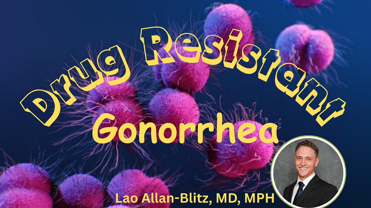 Drug-resistant Gonorrhea: An urgent threat to public health worldwide