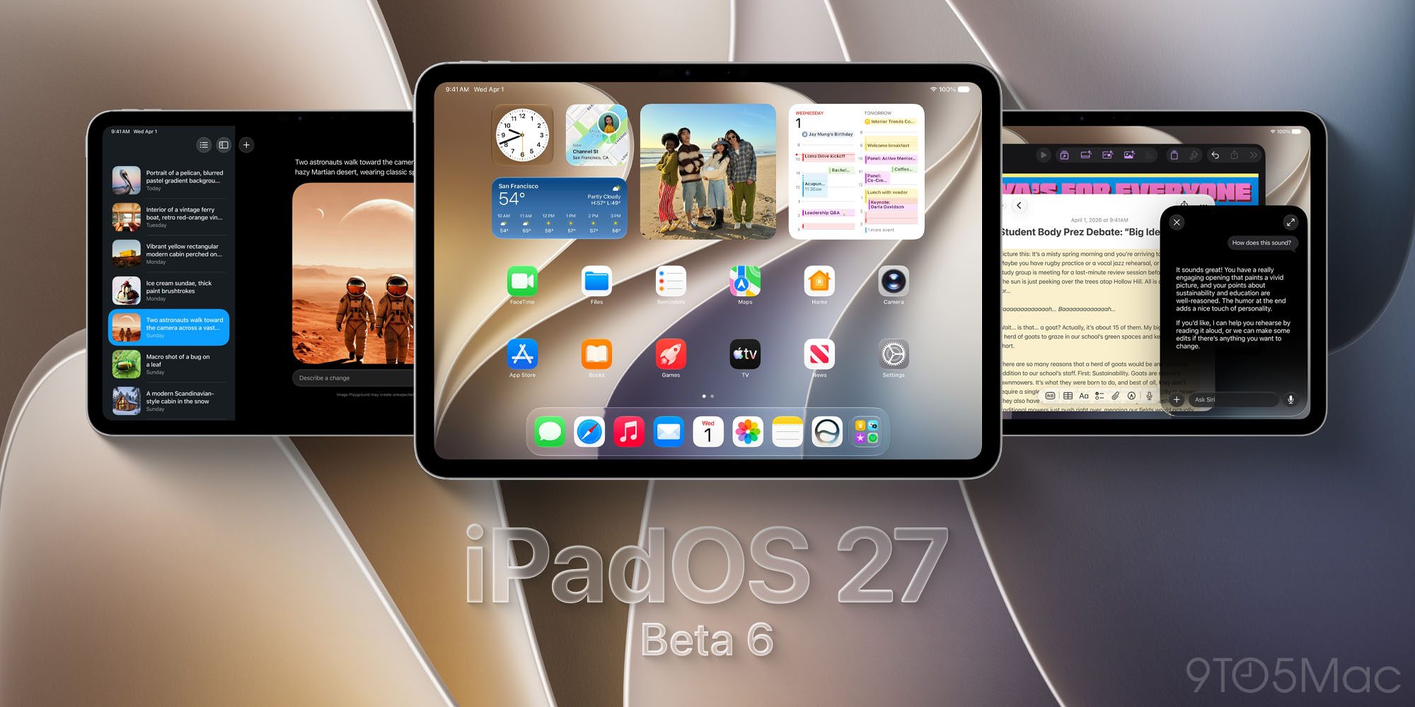 iPadOS 27 beta 6