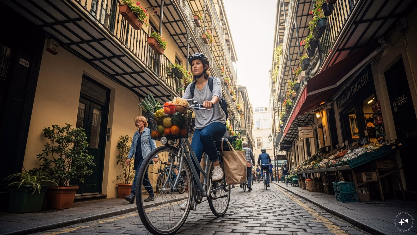 Convenience and Accessibility: Bicycles are versatile and can reach places inaccessible to cars. They are ideal for short commutes, errands, and even cargo transport, making urban and rural travel easier and greener. (AI photo)