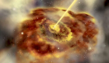 Mishra et al. suggest that AGN dust tori host the largest populations of planets in the Universe. Image credit: ESO.