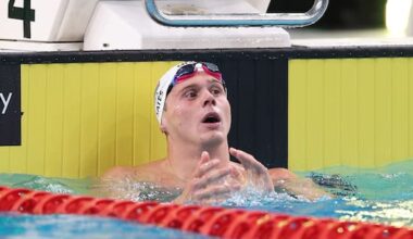 Aussie swimmer out of leadership group after drinking