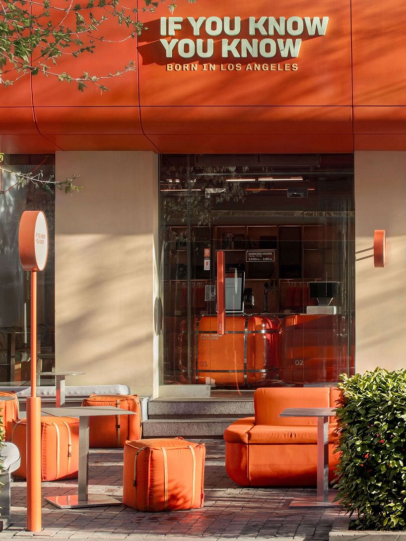 inflated orange volumes adorn smash burger restaurant’s interior by da bureau in armenia - 1