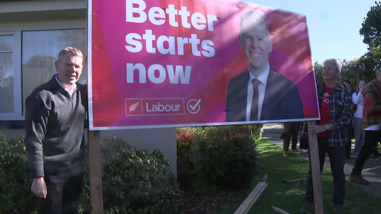 Labour leader Chris Hipkins launches the party's campaign for the 2026 election.