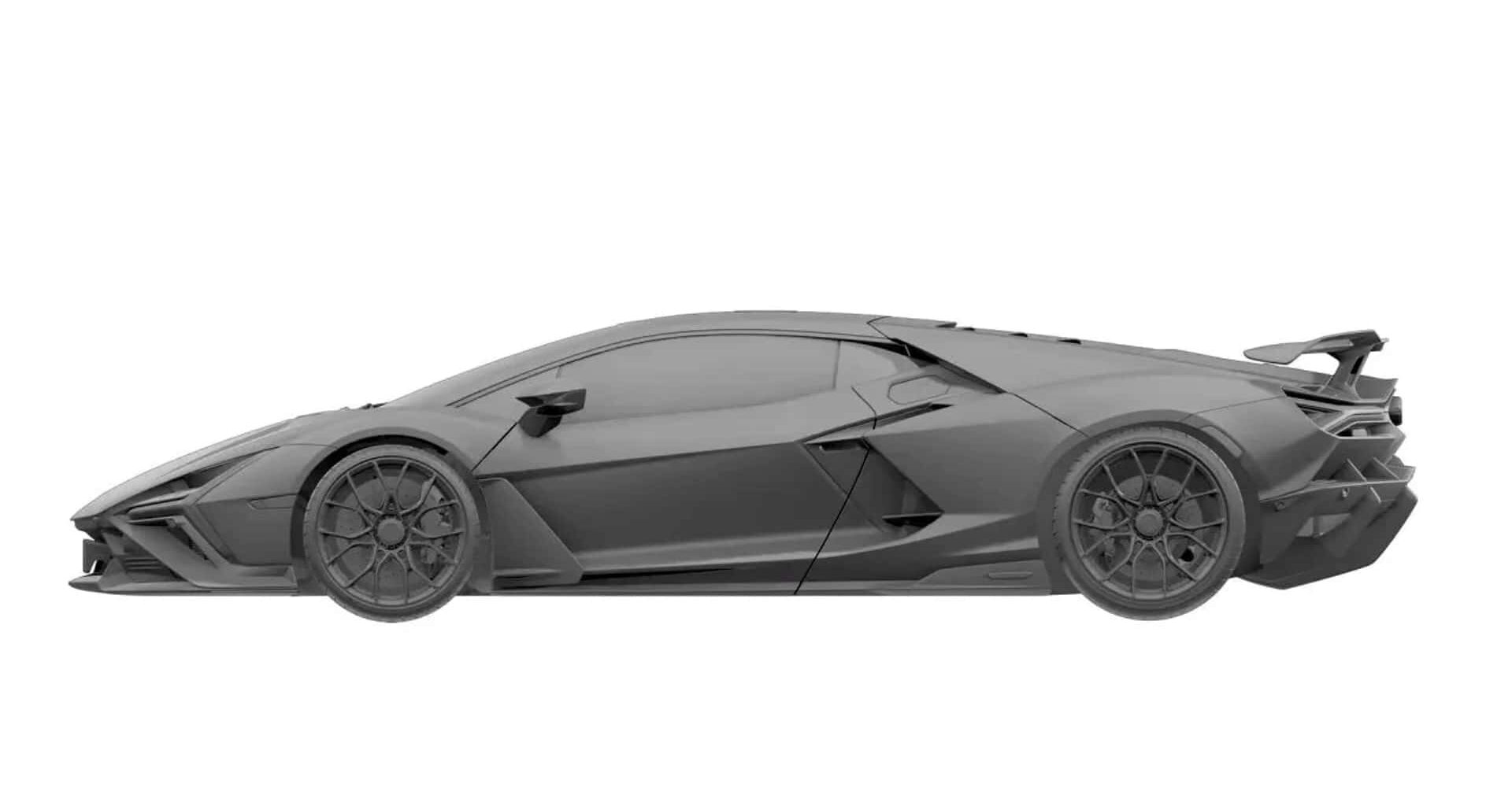 Lamborghini Revuelto SV Patent Leak Reveals Aero Changes