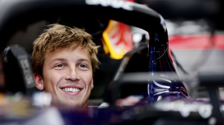 Liam Lawson of New Zealand and Oracle Red Bull Racing in his cockpit for a seat fitting during previews ahead of the F1 Grand Prix of Netherlands at Circuit Zandvoort on August 20, 2026 in Zandvoort, Netherlands.