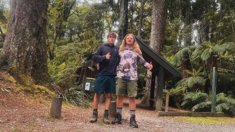  Luca Zylstra-Law (left) and Keanu Isaksson. 