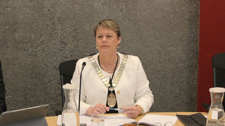 Mayor Nadine Taylor says she was unhappy they had filed “clearly a party document” without any warning. (Source: LDR / Kira Carrington)