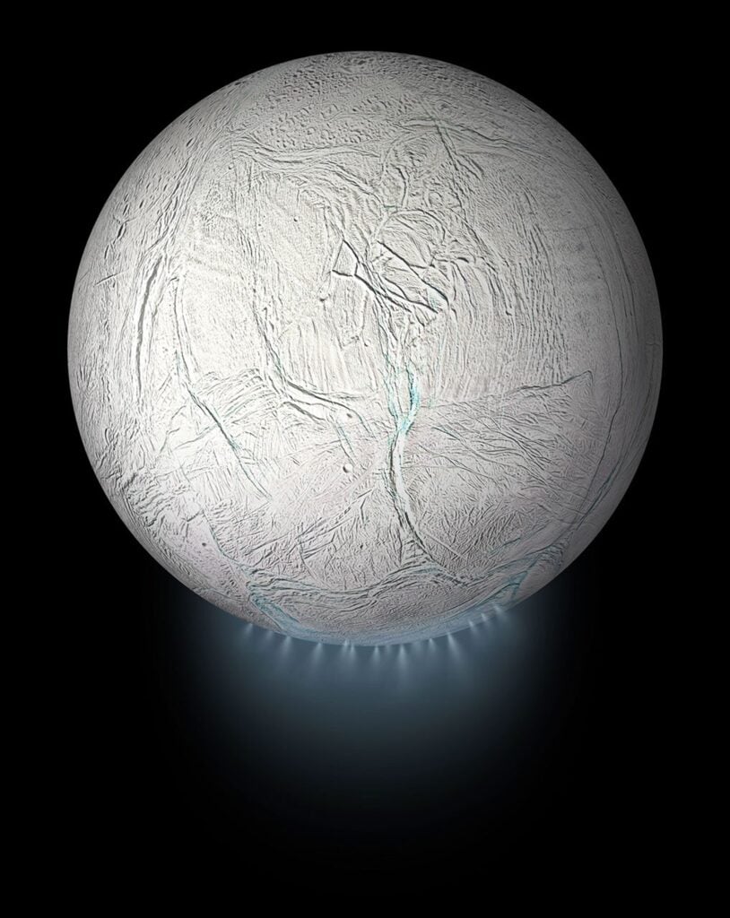 The idea that Earth is the Solar System's ultimate water world is misleading: Europa likely holds more than twice our ocean's volume beneath a crust of ice, while Enceladus is continuously venting material from its hidden ocean directly into space.