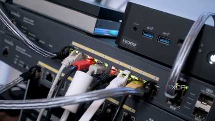 A Network switch with a NAS and a router