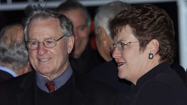 Jim Bolger and Jenny Shipley in 1999.