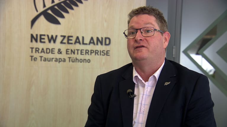 New Zealand Trade and Enterprise spokesperson Daniel Taylor.