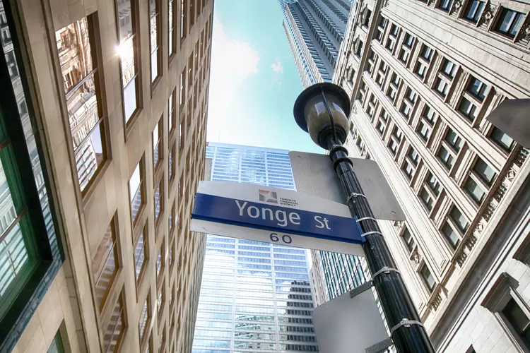 A street sign on Yonge Street in Toronto (Getty Images)