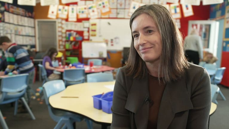 Ōmata School teacher Leanne Bartlett.
